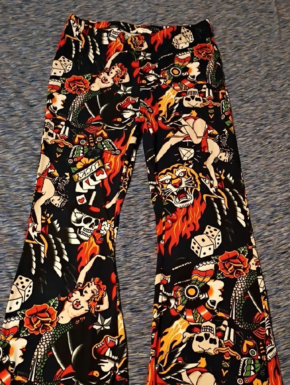 BLACK TATTOO STYLE- LEGGINGS PANTS